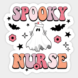 Spooky Nurse Sticker